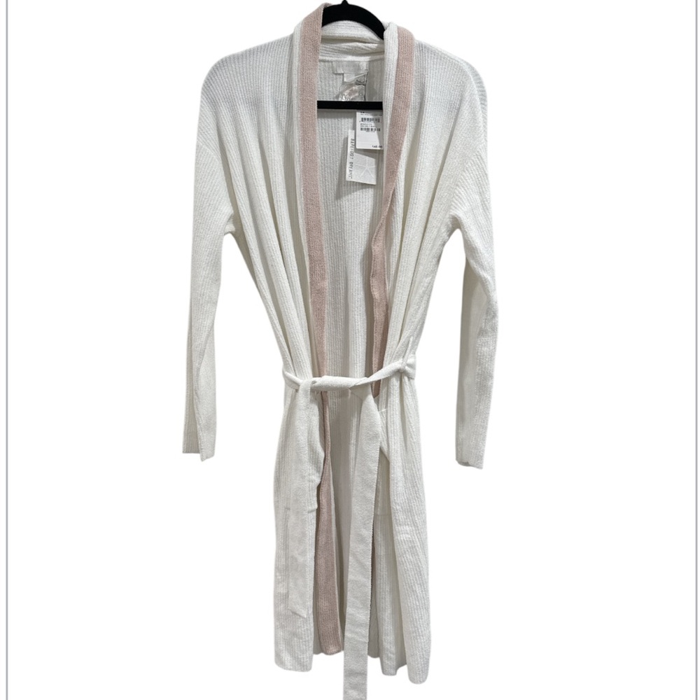 Barefoot Dreams- CozyChic Ultra Lite Tipped Ribbed Short Robe